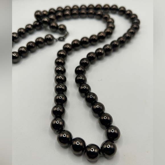 Jewelry - Vintage 1990’s Chocolate Brown Beaded Necklace​​​​